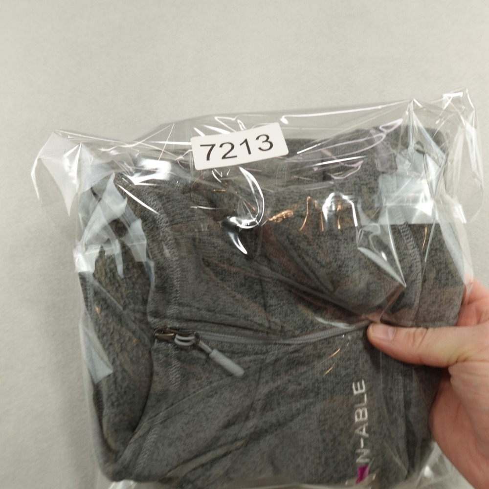 The North Face Vest Adult S/P Gray Sweater Fleece Full Zip Gorpcore Logos‎ NEW - Picture 12 of 12